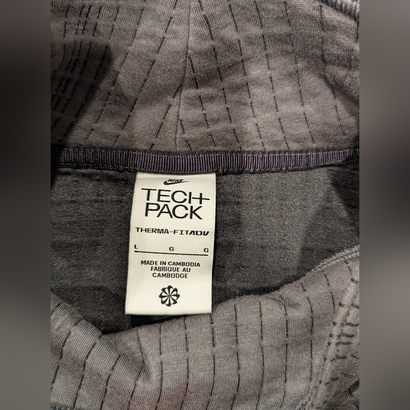 Nike Tech Pack Pullover Sweatshirt Bell Sleeves Loose Fit Grey Size Large NWT - Picture 3 of 7
